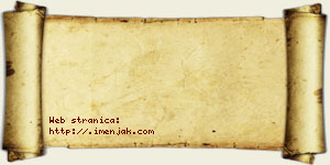 Irena Arsenović vizit kartica